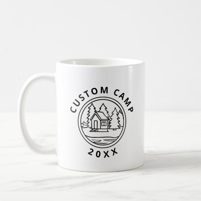 Mug Camp de jeunes d'été cabine sur l'île (Gauche)