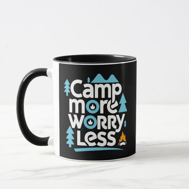 Mug Camp More Worry Less, camp d'été (Gauche)