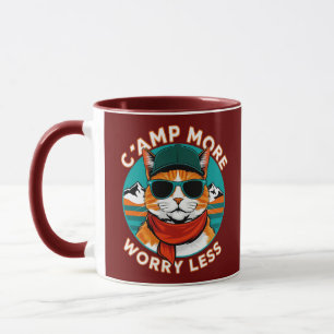 Mug Camp Plus S'Inquiéter Moins