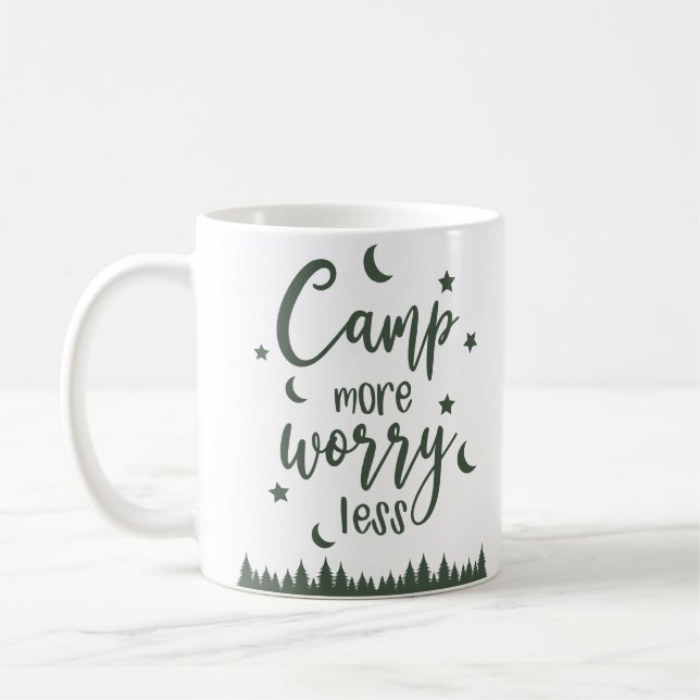 Mug Camp Plus S'Inquiéter Moins (Gauche)