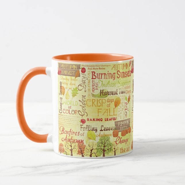 Mug Campagne Automne Jours saisonnier (Gauche)