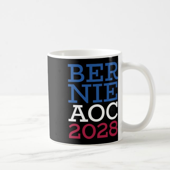 Mug Campagne Bernie Aoc 2028 - Oligarc de combat patri (Droite)