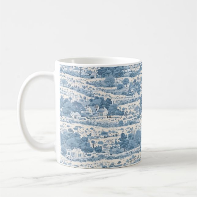 Mug Campagne bleu français (Gauche)