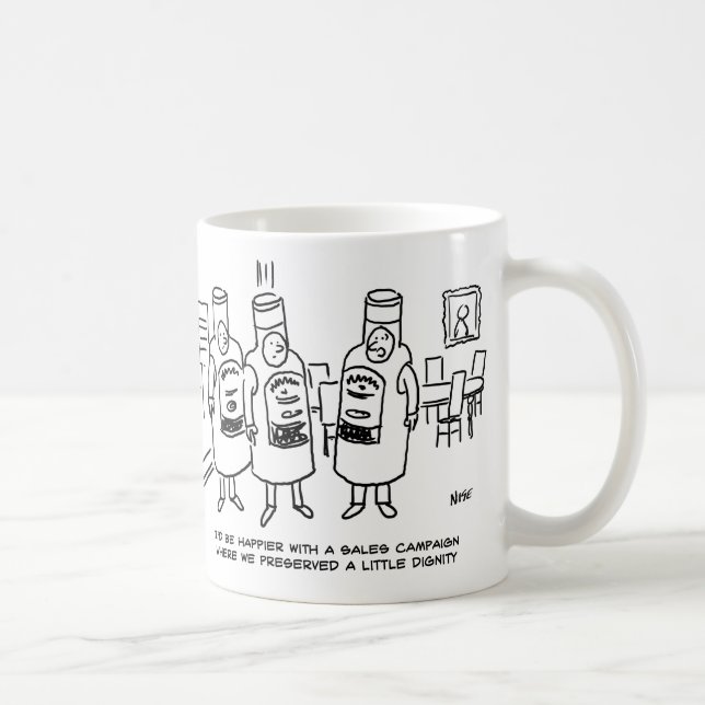 Mug Campagne commerciale manquant de dignité (Droite)