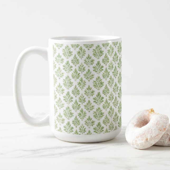 Mug Campagne de Cottage Vert  (Avec donut)