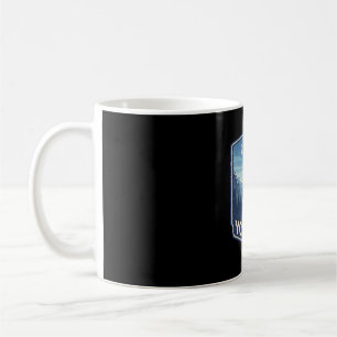 Mug campagne de montagne vintage dans le parc national