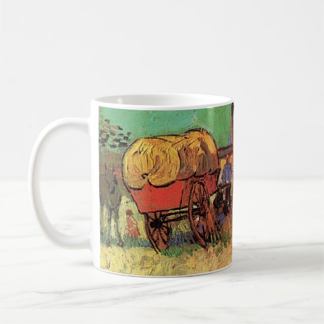 Mug Campement de Gitans avec Caravanes, Van Gogh (Gauche)
