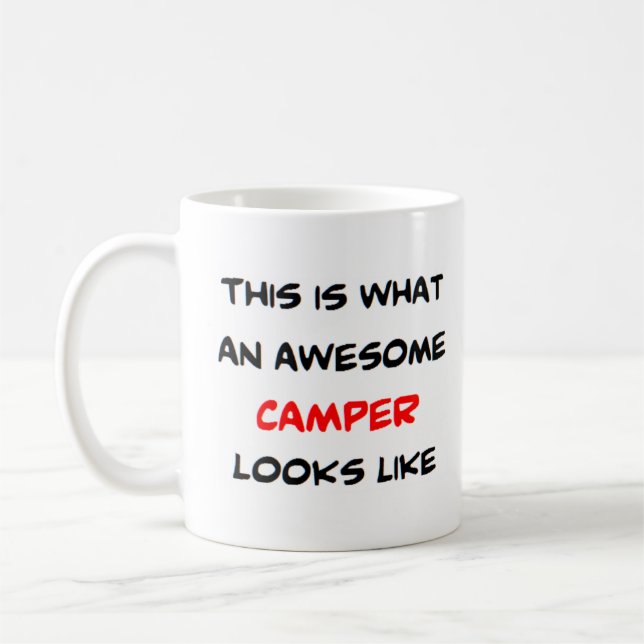 Mug camper, génial (Gauche)