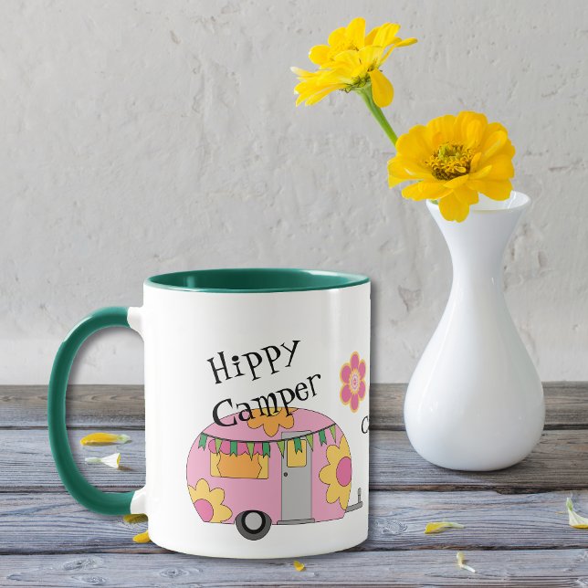 Mug Camper Hippy Cute Personnalisé (Créateur téléchargé)