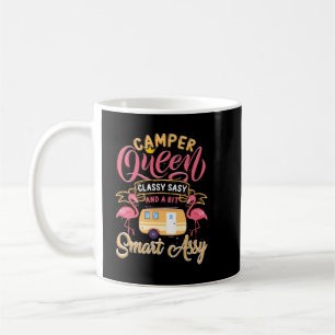 Mug Camper Queen Classy Sassy Smart Assy Camping RV Gi