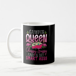 Mug Camper Queen Classy Sassy Smart Assy Camping RV Gi