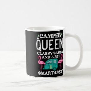 Mug Camper Queen Cly Sy Smart Camping Rv Femmes Filles