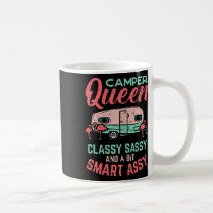 Mug Camper Queen Cly Sy Smart Y mignonne Camping Femme