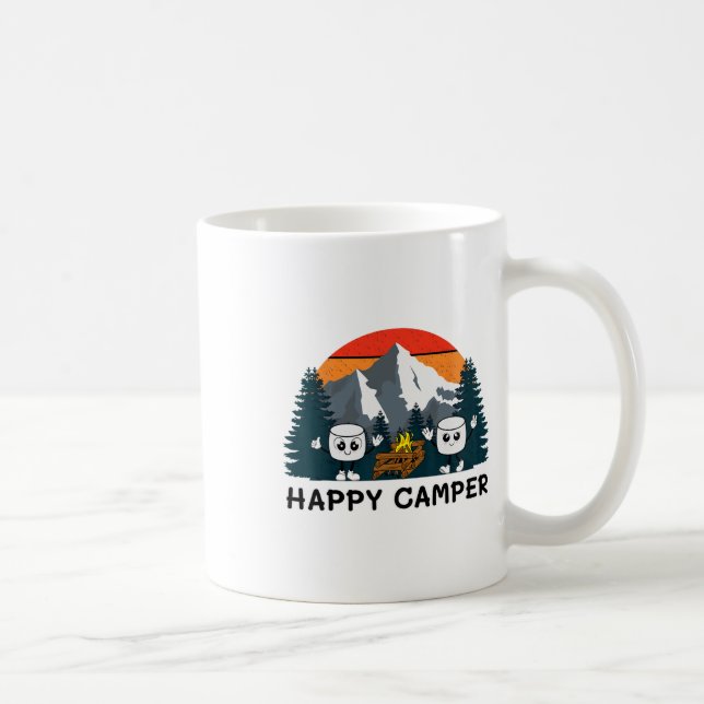 Mug Campeur heureux Marshmallow Ba  (Droite)