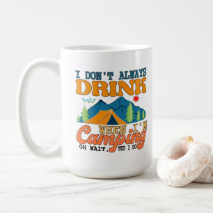 Mug Camping amusant
