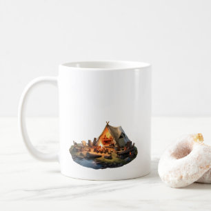 Mug Camping Avec Des Amoureux