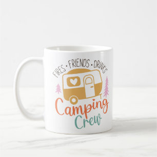 Mug Camping Crew Fries Amis Boissons