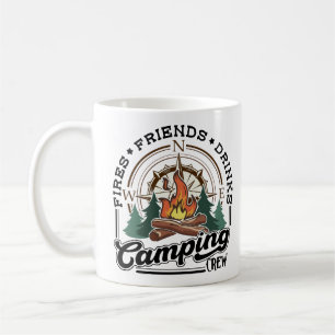 Mug Camping Crew Fries Amis Boissons