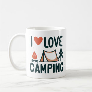 Mug Camping Cute I Love