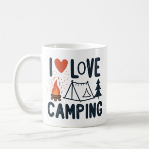 Mug Camping Cute I Love