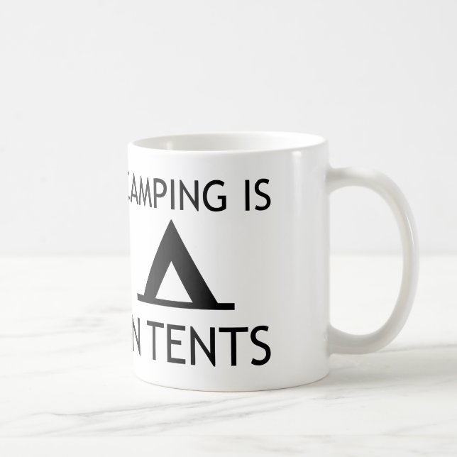 Mug Camping Dans Les Tentes Amusant Pun (Droite)