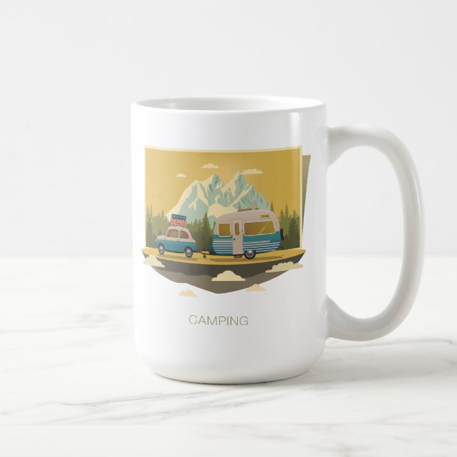 Mug Camping de caravane (Droite)