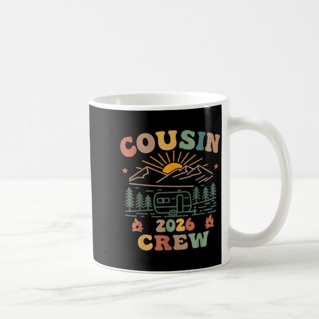 Mug Camping de cousin vacances d'été de voyage en fami (Droite)