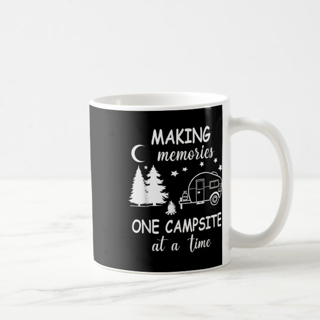 Mug Camping drôle faire des souvenirs un terrain de ca (Droite)