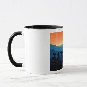 Mug Camping du désert du parc national Retro Joshua T