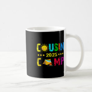 Mug Camping familial Vacances été Équipe Cousin Camp 2