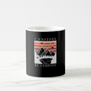 Mug Camping - Je Préférerais Faire Du Camping