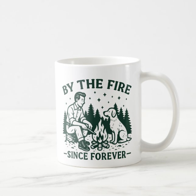 Mug Camping moderne au bord du feu (Droite)