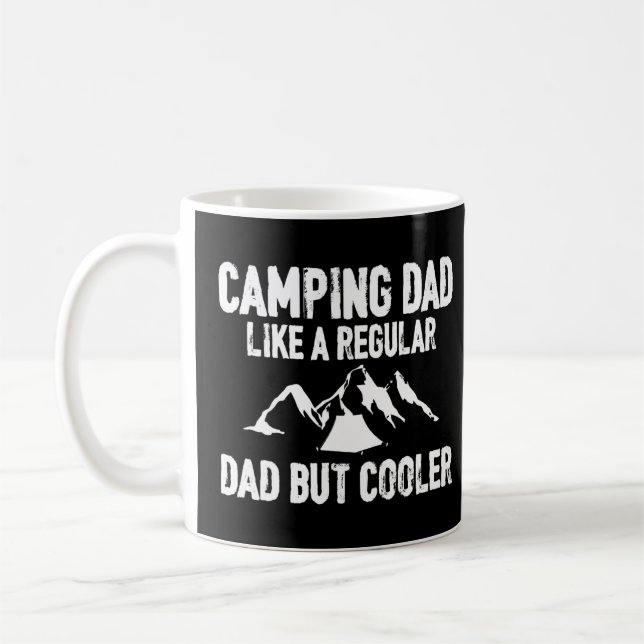 Mug Camping papa Comme un papa ordinaire mais père Gla (Gauche)