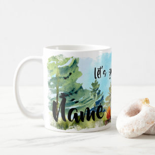 Mug Camping Personnalisé Conception Camper Conception