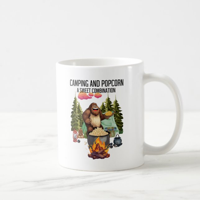 Mug Camping & Popcorn a Sweet Combination (Droite)