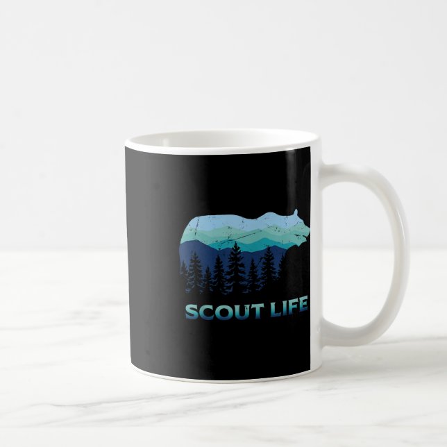 Mug Camping Scoutisme extérieur Randonnée vie scout (Droite)