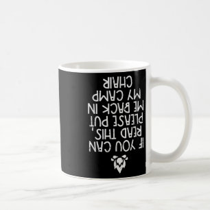 Mug Camping Si Vous Pouvez Lire Ceci Drôle Camionneur