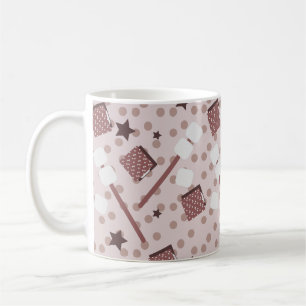 Mug Camping Smores Biscuits Campfire Rose