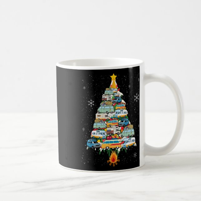 Mug Camping Tree Lover Gift Co. Camper Arbre de Noël  (Droite)