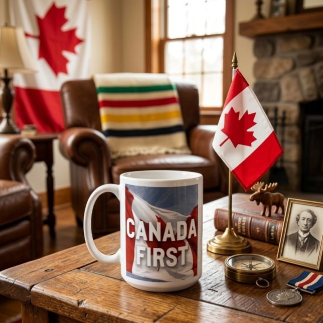 Mug Canada d'abord. Message du Parti conservateur Cana (Créateur téléchargé)