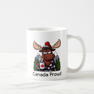 Mug Canada Fier orignal Boire une coupe de café