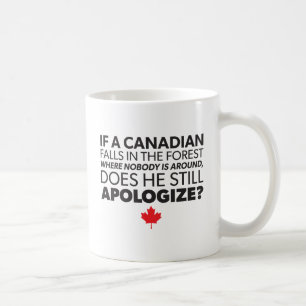 Mug Canada, Humour canadien - Excusez-moi - Grosse nou