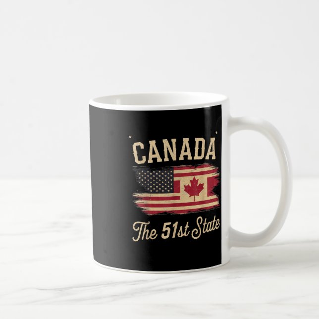 Mug Canada Le 51 État _ Trump Canada États-Unis (Droite)