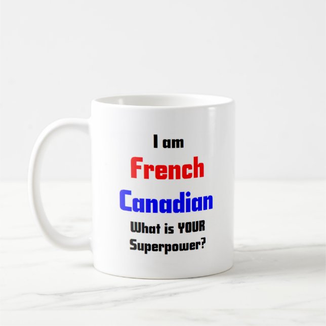 Mug canadien français (Gauche)