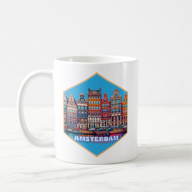Mug Canal Amsterdam Pays-Bas Europe (Gauche)