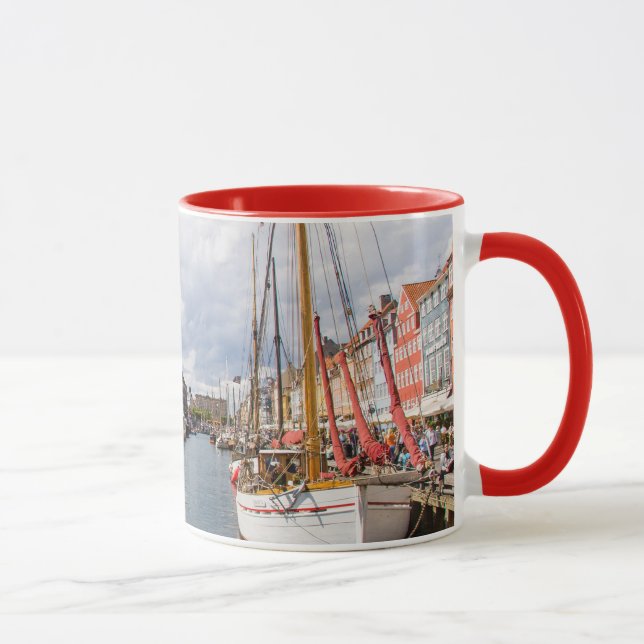 Mug Canal avec bateaux | Copenhague (Droite)