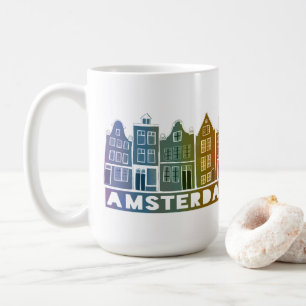 Mug Canal House Rainbow Amsterdam Hollande Voyage