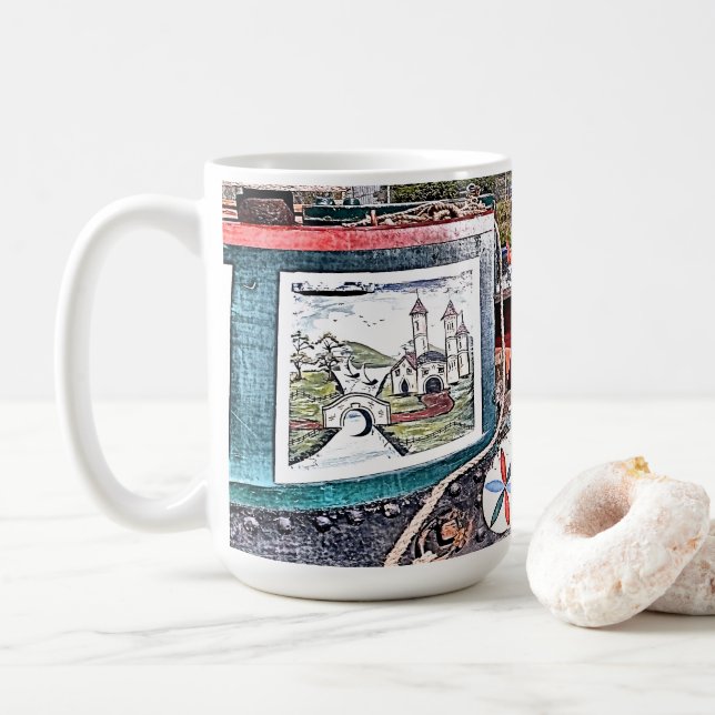 MUG CANAL NARROWBOATS (Avec donut)