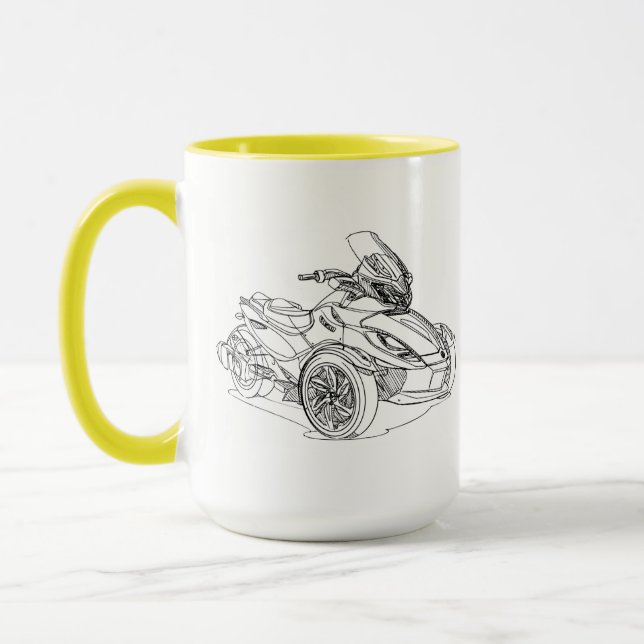 Mug CanAm Spyder STS 2013 (Gauche)