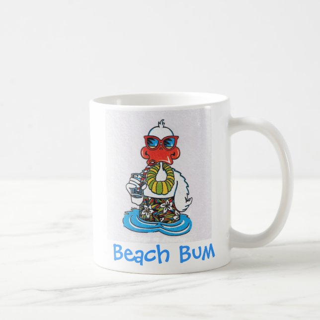 Mug Canard à bec de plage (Droite)